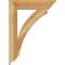 Ekena Millwork Thorton Traditional Rough Sawn Bracket w/ Offset Brace, Western Red Cedar, 6"W x 22"D x 30"H BKT0604X22X30THR01RWR - alternate 4